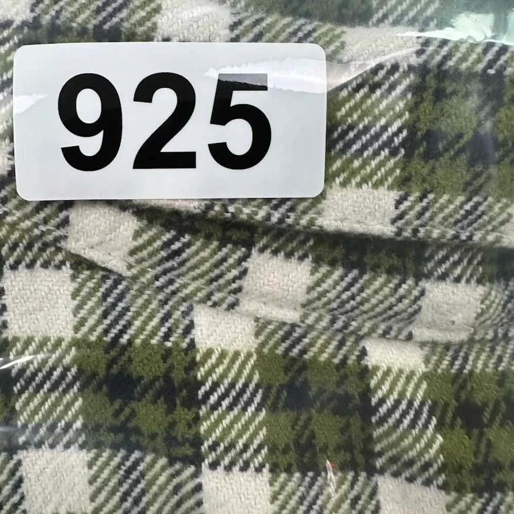 Urban Outfitters BDG Carissa Flannel Cropped Shirt Jacket Womens Large NWT Green
